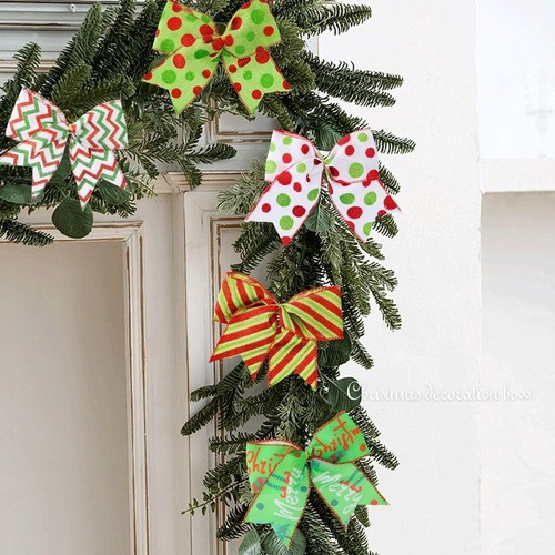 Fiocchi natalizi glitterati - fiocchi,