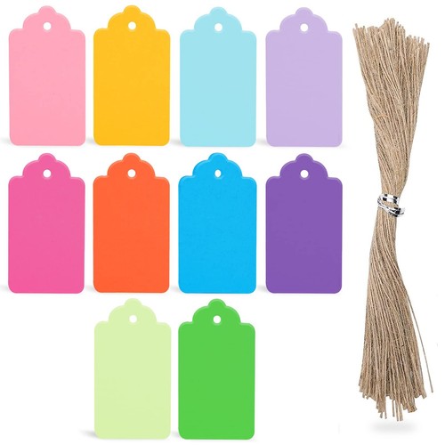 100 pezzi etichette regalo - pezzi, da