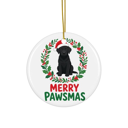 Merry pawsmas black lab - merry,