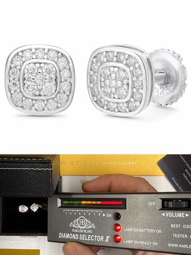 Orecchini moissanite vero - orecchini,