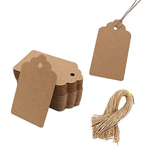 100 pezzi etichette regalo - 100,
